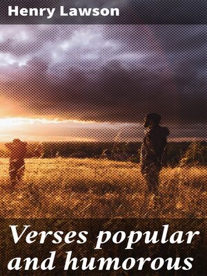 cover image of Verses popular and humorous